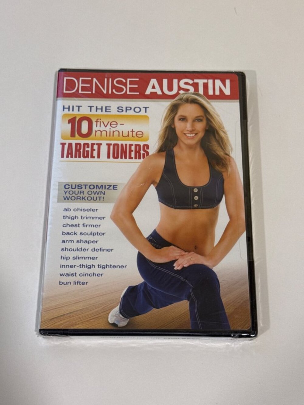 Denise Austin Hit The Spot 10 Five-Minute Target Toners DVD Full Screen 60 Min N